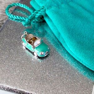 RARE Tiffany & Co. enamel convertible car charm or pendant